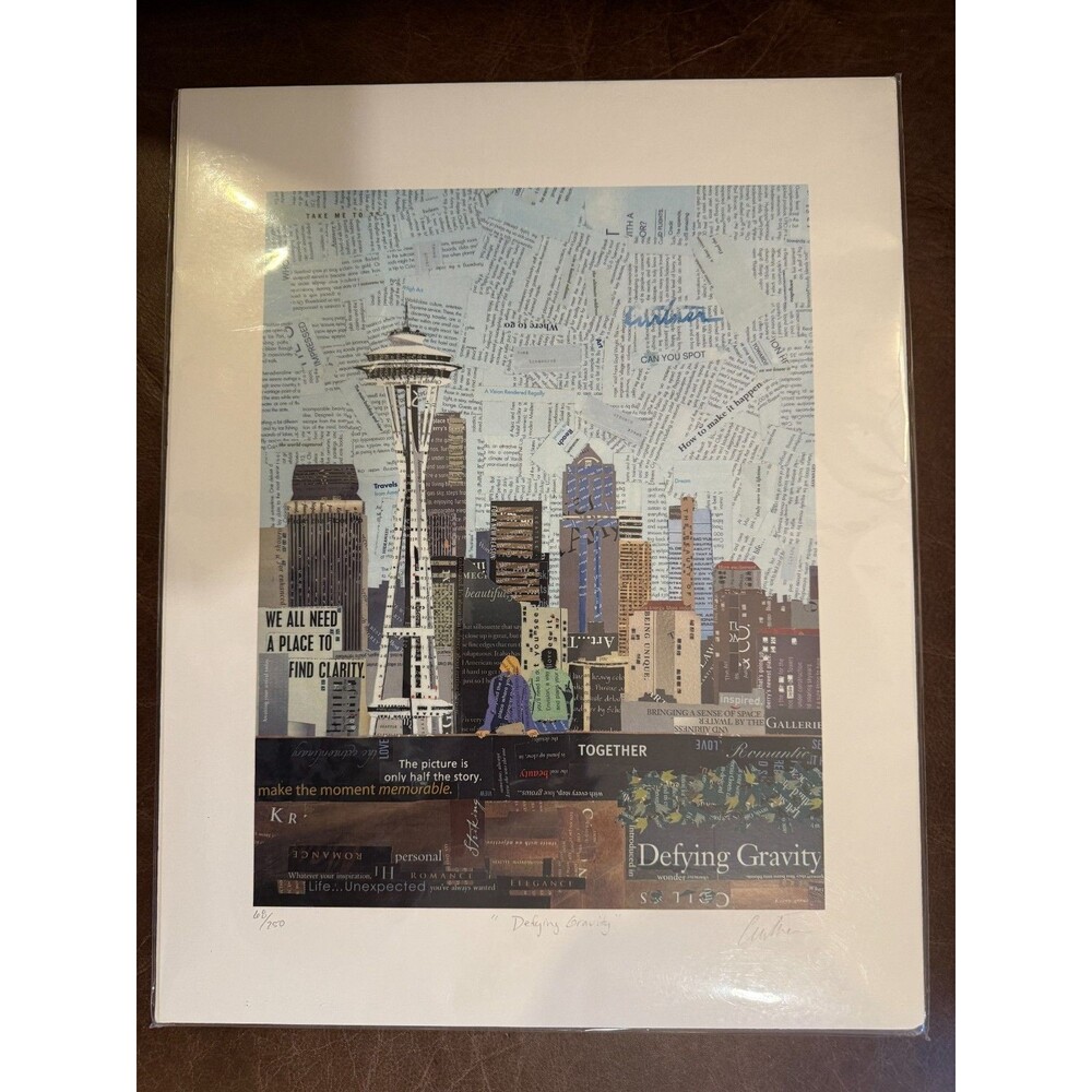 Richard Curtner Fine Art Print Title “Defying Gravity” 14”x11” Signed Number 68